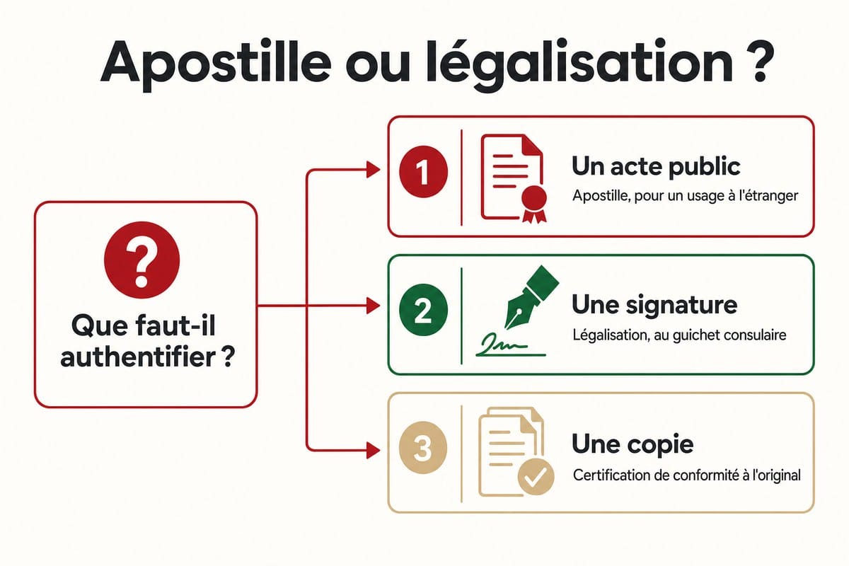 Apostille ou légalisation ?